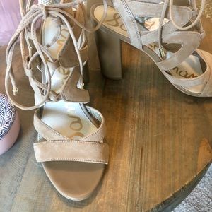 Sam Edelman Lace up heeled sandal
